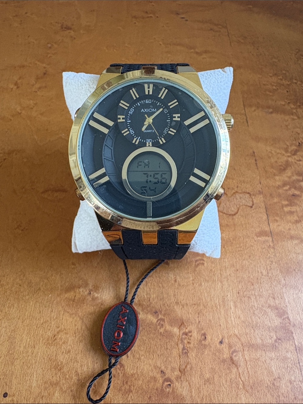 Brand New X Large Axiom Mens Watch Analog &Digital Quartz